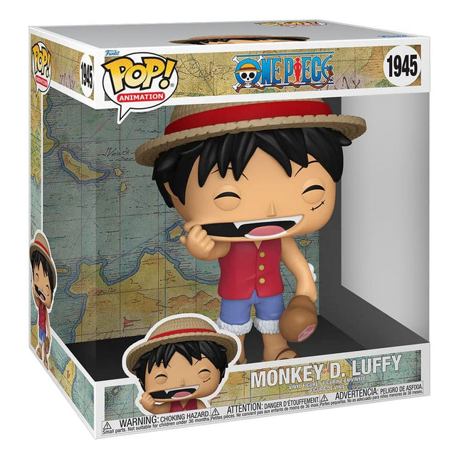 One Piece - Monkey D. Luffy (Stretching) Funko Pop! Super Sized Jumbo Vinyl Figure 25 cm