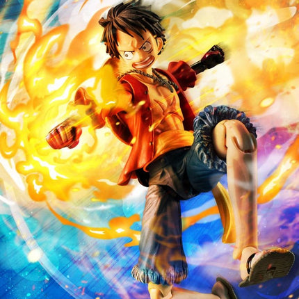 One Piece Variable Action Heroes Action Figure Monkey D. Luffy Arnament Haki 16 cm