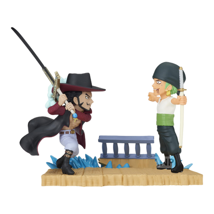 One Piece – Zoro vs Mihawk WCF Log Stories Banpresto