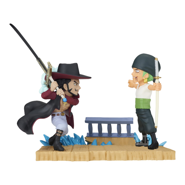 One Piece – Zoro vs Mihawk WCF Log Stories Banpresto