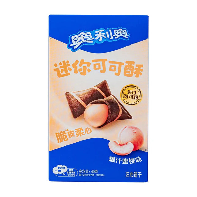 Oreo Bites Peach - Mini biscotti al cacao con crema alla pesca