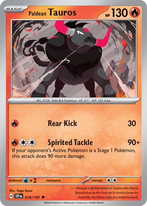SSP-018 · Paldean Tauros (018/191) (ITA)