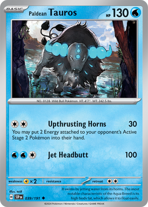 SSP-039 · Paldean Tauros (039/191) (ITA)