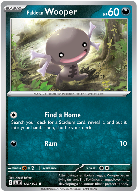 PAL-128 · Paldean Wooper (128/193) (ITA)