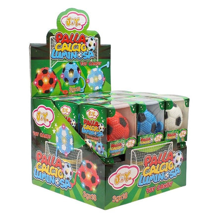 Palla Calcio Luminosa con Caramelle - JoyGum Giocattolo (1 pz)