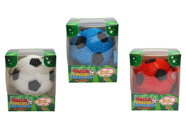 Palla Calcio Luminosa con Caramelle - JoyGum Giocattolo (1 pz)