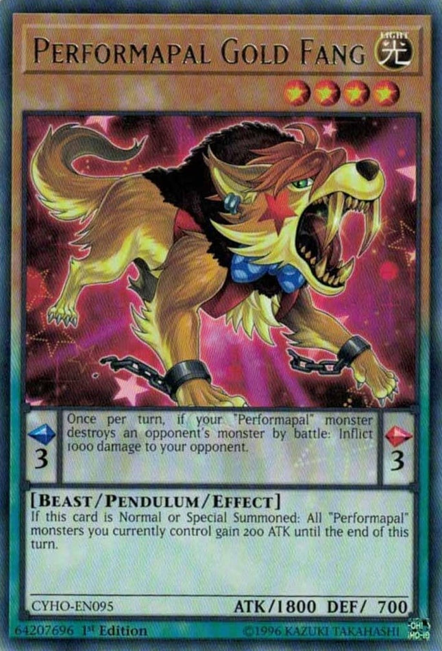 CYHO-095 · Artistamico Zanna d'Oro / Performapal Gold Fang R (ITA)