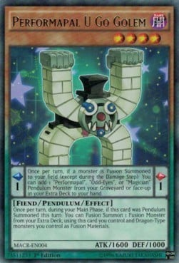 MACR-004 · Artistamico U Go Golem / Performapal U Go Golem R (ITA)