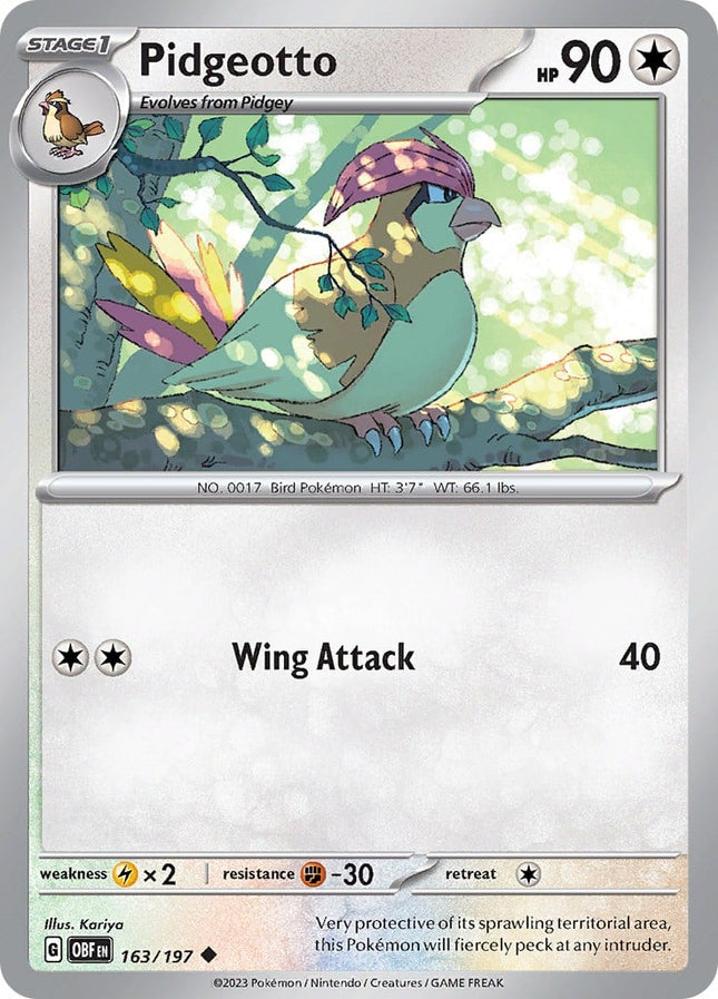 OBF-163 · Pidgeotto (163/197) (ITA)