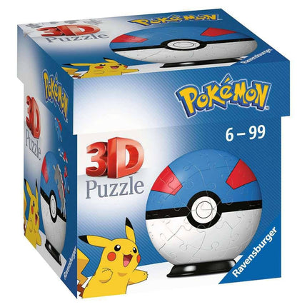 Pokémon 3D Puzzle Pokéballs: Great Ball (55 pieces)