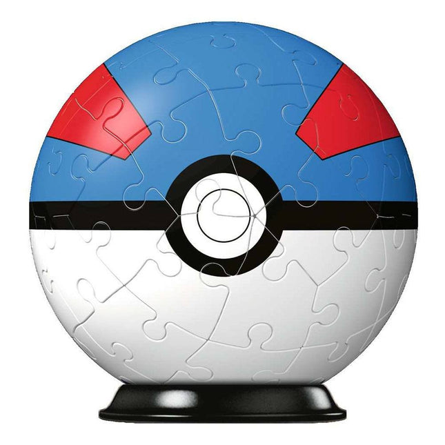 Pokémon 3D Puzzle Pokéballs: Great Ball (55 pezzi)