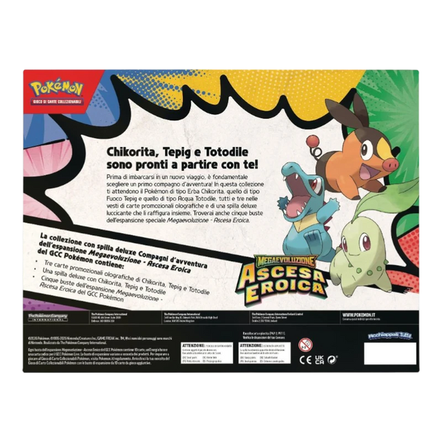 Pokémon Collezione Compagni d’Avventura Spilla Deluxe Megaevoluzione Ascesa Eroica