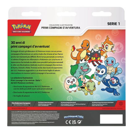 Pokémon Collezione Illustrazione Primi Compagni d'Avventura Serie 1
