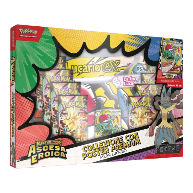 Pokémon Collezione Mega EX con Poster Premium