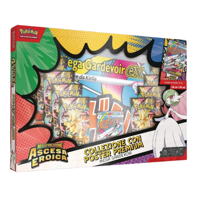 Pokémon Collezione Mega EX con Poster Premium