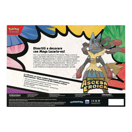 Pokémon Collezione Mega EX con Poster Premium