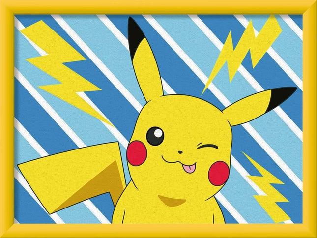 Pokémon CreArt Paint by Numbers Set Pikachu 18 x 24 cm
