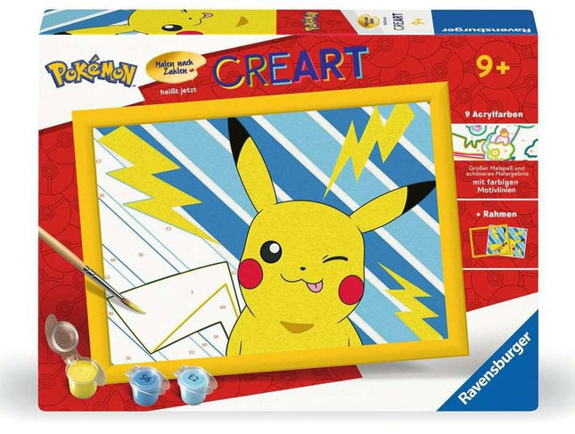 Pokémon CreArt Paint by Numbers Set Pikachu 18 x 24 cm