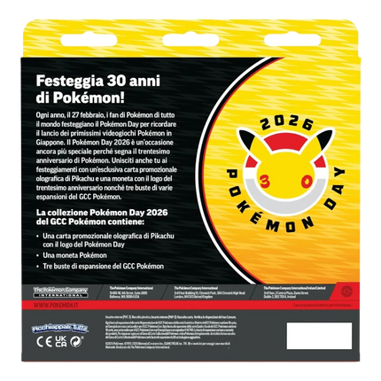 Pokémon Day 2026 Collezione Speciale Pikachu – Carte Promo e Buste GCC ITA