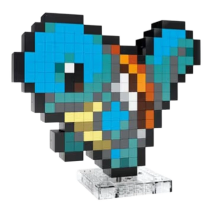 Pokémon MEGA Construction - Set Squirtle Pixel Art Set Costruzioni Pokémon