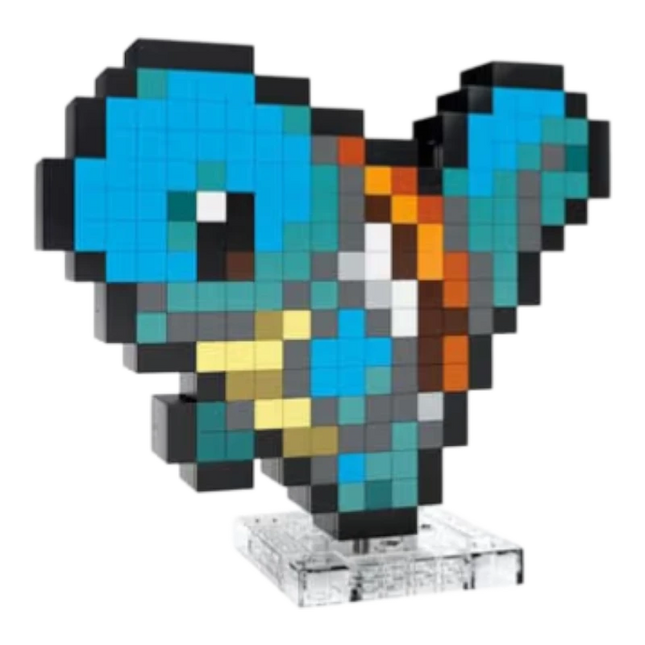 Pokémon MEGA Construction - Set Squirtle Pixel Art Set Costruzioni Pokémon