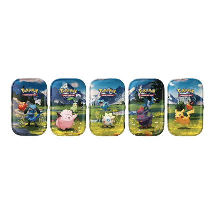 Pokémon Mini Tin Megaevoluzione Ascesa Eroica Italiane – Collezione Scatola in Metallo