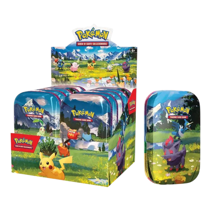 Pokémon Mini Tin Megaevoluzione Ascesa Eroica Italiane – Collezione Scatola in Metallo