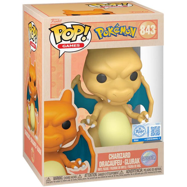 POKEMON - Funko Pop  843 - Charizard (Soft Color)