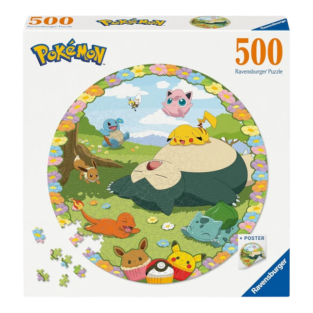 Pokémon Round Puzzle 500 Pezzi – Ravensburger