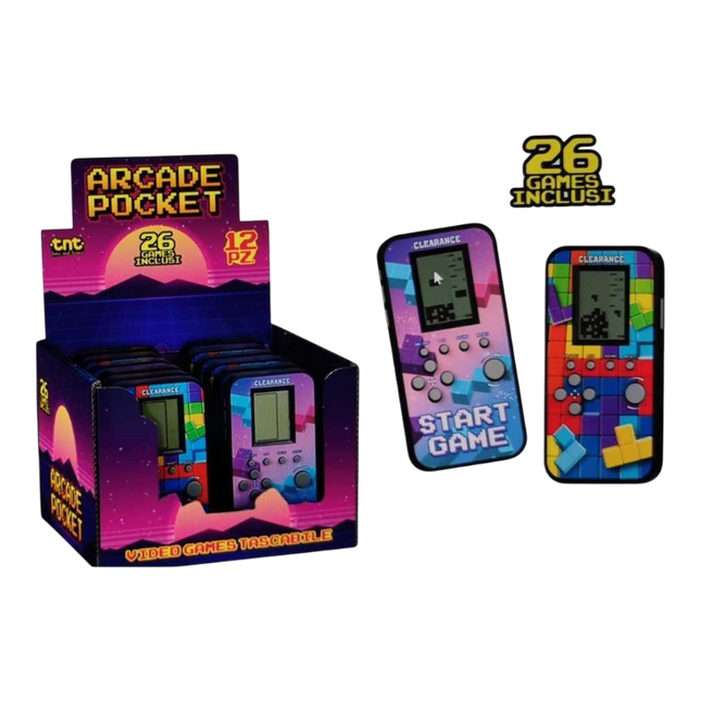 Poket arcade 26 Games video gioco tascabile
