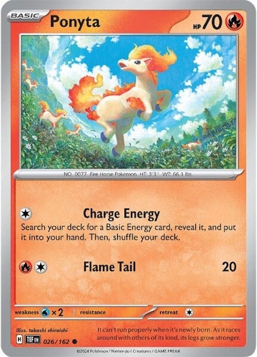 TEF-026 · Ponyta (026/162) (ITA)