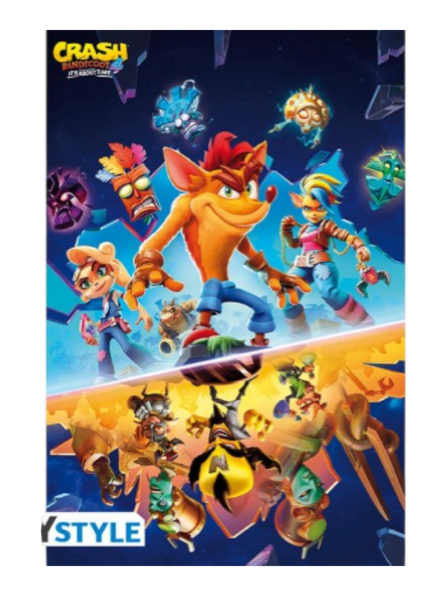 Poster Crash Bandicoot 4 It’s About Time 91,5 x 61 cm (ABYDCO808)