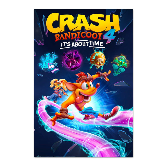 POSTER CRASH BANDICOOT IT´S ABOUT TIME (GPE5500)