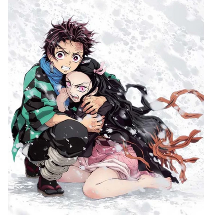 Poster Demon Slayer Tanjiro e Nezuko 91,5 x 61 cm (ABYDCO800)