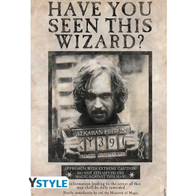 Poster Harry Potter Sirius Black Wanted 91,5 x 61 cm (ABYCDO380)