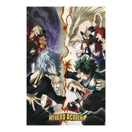 Poster My Hero Academia Heroes vs Villains 91,5 x 61 cm (ABYDCO643)