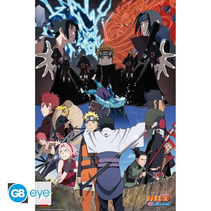 Poster Naruto Shippuden Battaglia contro Akatsuki 91,5 x 61 cm (GBYDC0563)
