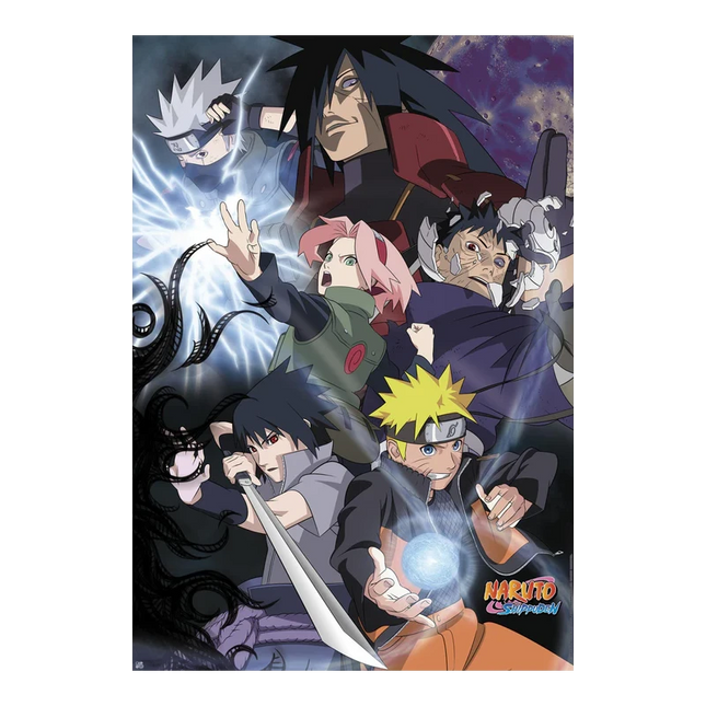 Poster Naruto Shippuden Team Naruto Battaglia 91,5 x 61 cm (ABYDCO314)