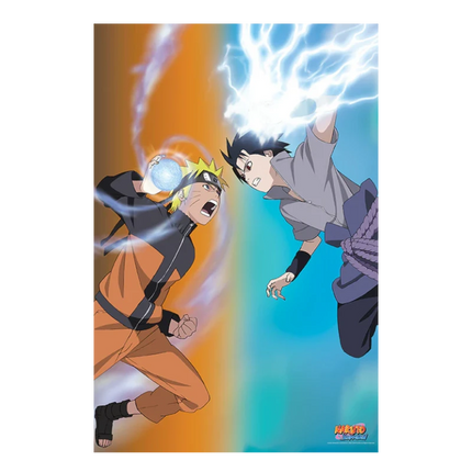 Poster Naruto vs Sasuke Battaglia Finale 91,5 x 61 cm (ABYDCO495)