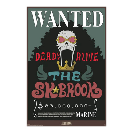 Poster One Piece Wanted Brook  91,5 x 61 cm (GBYDCO558)