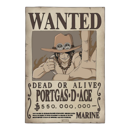 Poster One Piece Wanted Portgas D. Ace 91,5 x 61 cm (ABYDCO410)