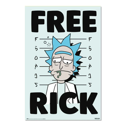 POSTER RICK AND MORTY - FREE RICK (GPE5251)