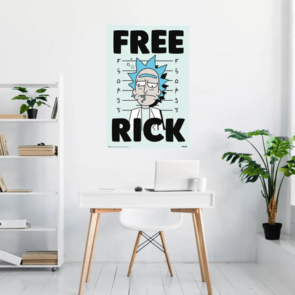 POSTER RICK AND MORTY - FREE RICK (GPE5251)
