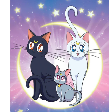 Poster Sailor Moon Luna Artemis e Diana 91,5 x 61 cm (ABYDCO792)