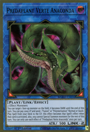 MGED-036 · Predapianta Anaconda Verte / Predaplant Verte Anaconda PGR (ENG)