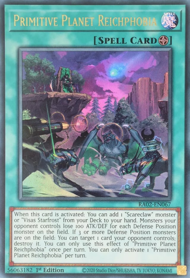 RA02-067u · Pianeta Primitivo Reichphobia / Primitive Planet Reichphobia UR (ITA)