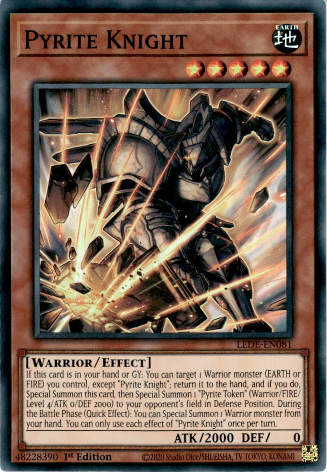 LEDE-081sr · Pyrite Knight SR (ITA)