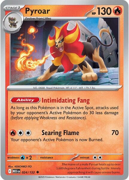 MEG-024 · Pyroar (024/132) (ITA)