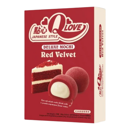 QLove Deluxe Red Velvet Mochi – Mochi al Gusto Red Velvet