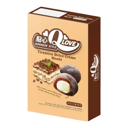 QLove Tiramisu Dolce Crème Mochi – Mochi al Gusto Tiramisù